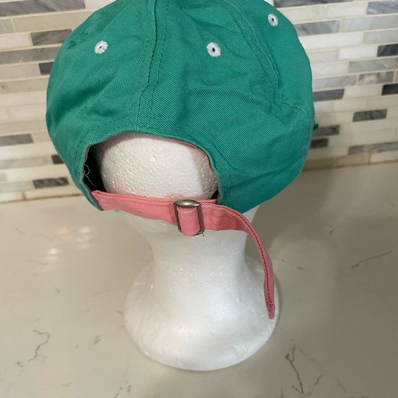 Pusheen the cat by Culture Fly Embroidered Pastel Pink Green Adjustable cap hat - Picture 3 of 6